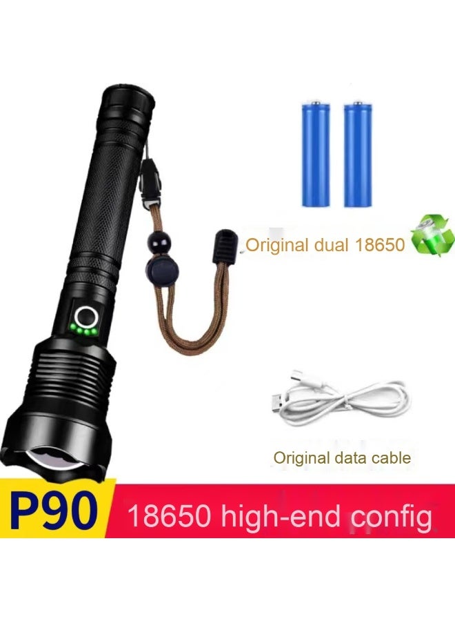P90 Quad-Core High Lumens Flashlight