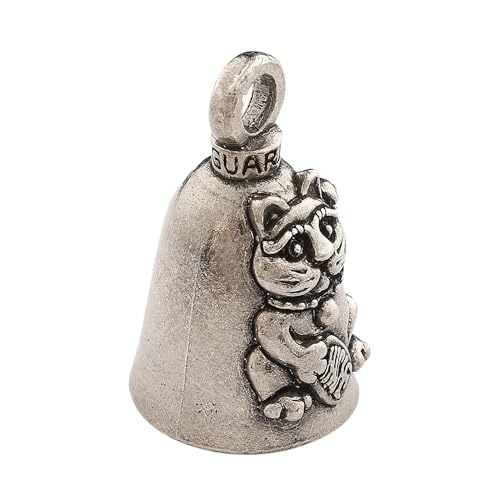 Guardian Bell ManekiNiko Good Luck Bell w/Keyring & Black Velvet Gift Bag | Motorcycle Bell | Lead-Free Pewter | Good Luck Gift to Friends & Family | Bike Bell | Made in USA - Image 2