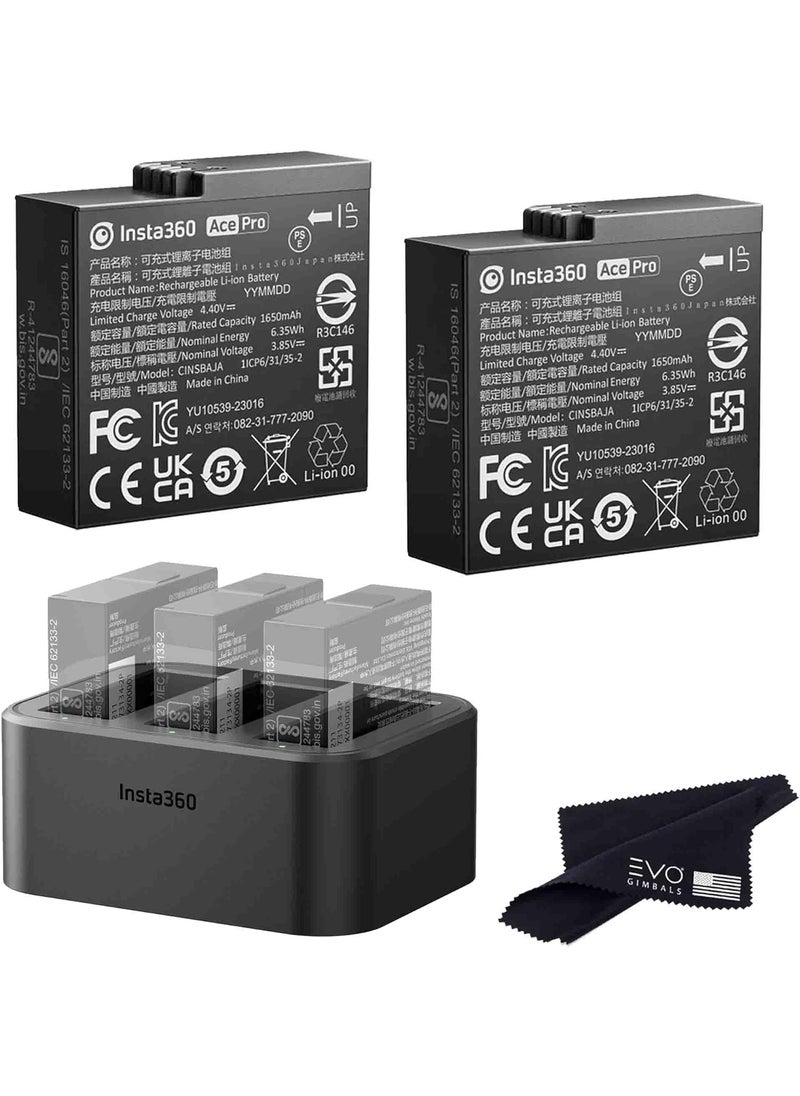 Insta360 Insta360 Ace Pro Battery  Fast Charge Hub Bundle  Includes Fast Charge Hub  2 Batteries  - Image 1