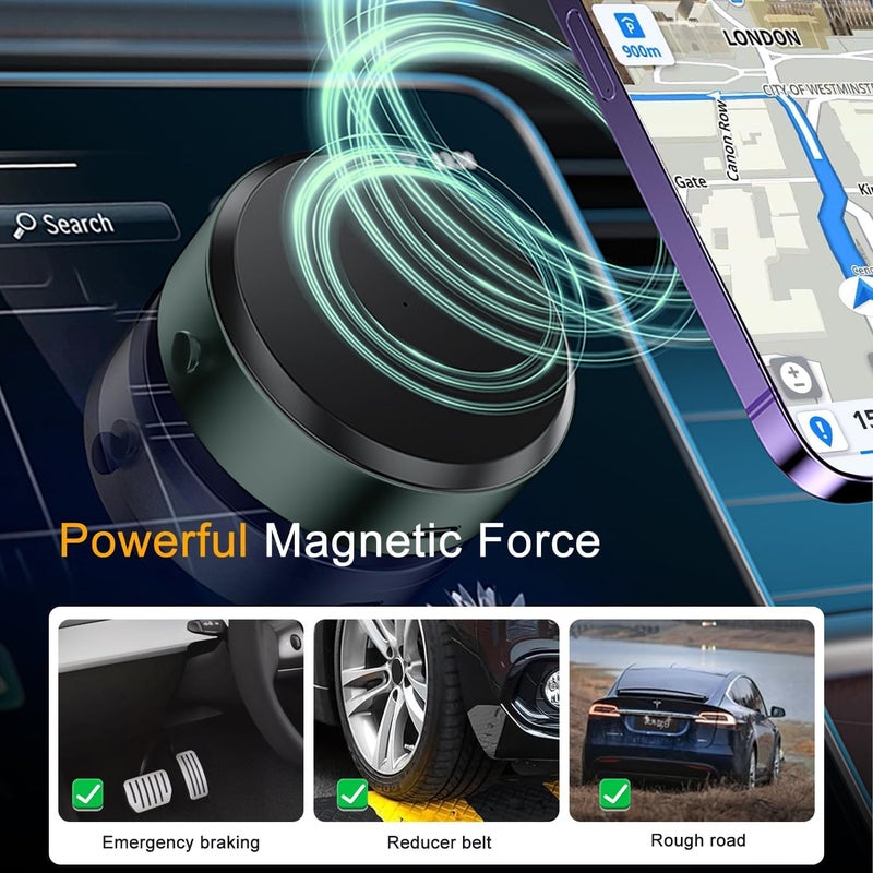 Excefore Magnetic Car Suction Cup Holder Mount,360 Rotation Magnetic Car Cell Phone Holder,Suction Cup Car Phone Mount,Universal Adjustable Windshield Dashboard Mobile Phone Holder - Image 3