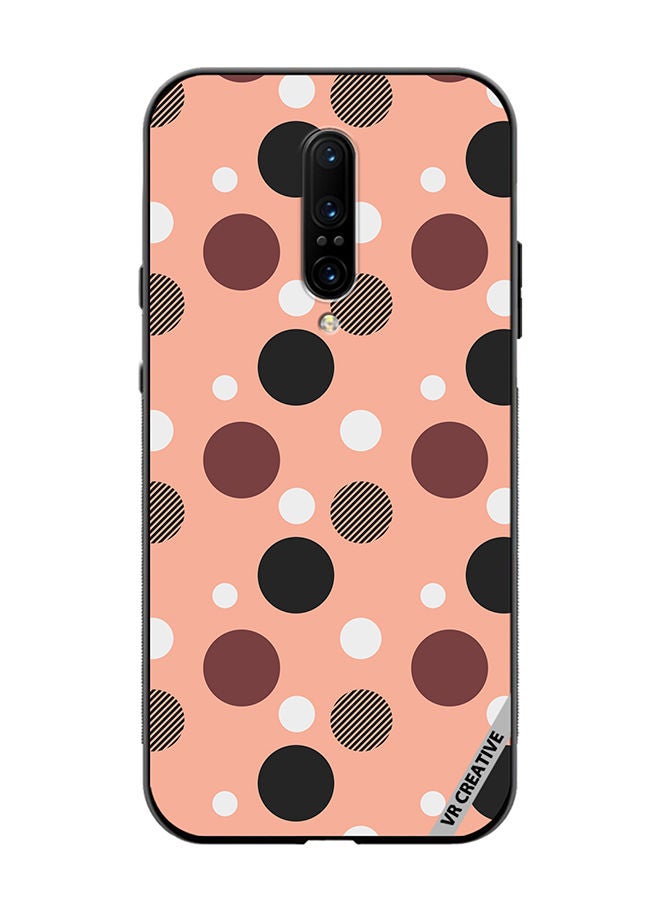 VR CREATIVE Protective Case Cover For OnePlus 7 Pro A Seamless Dotted Pattern Design Multicolour - Image 1