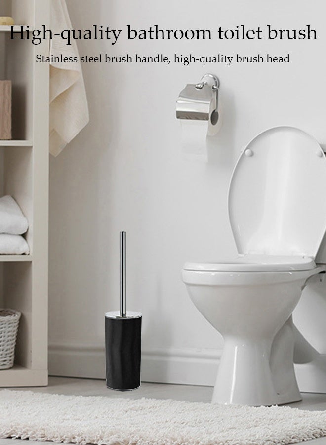 DUNISO 7 Pieces of Bathroom Accessories Set, Household Toiletries Set, Bathroom Storage Set,Sturdy and Durable， with Hand Sanitizer Bottle, Toothbrush Cup, Mouthwash Cup, Soap Box, Toilet Brush, Trash Can, Cotton Swab Box,Suitable for Family and Travel Use  - Image 4