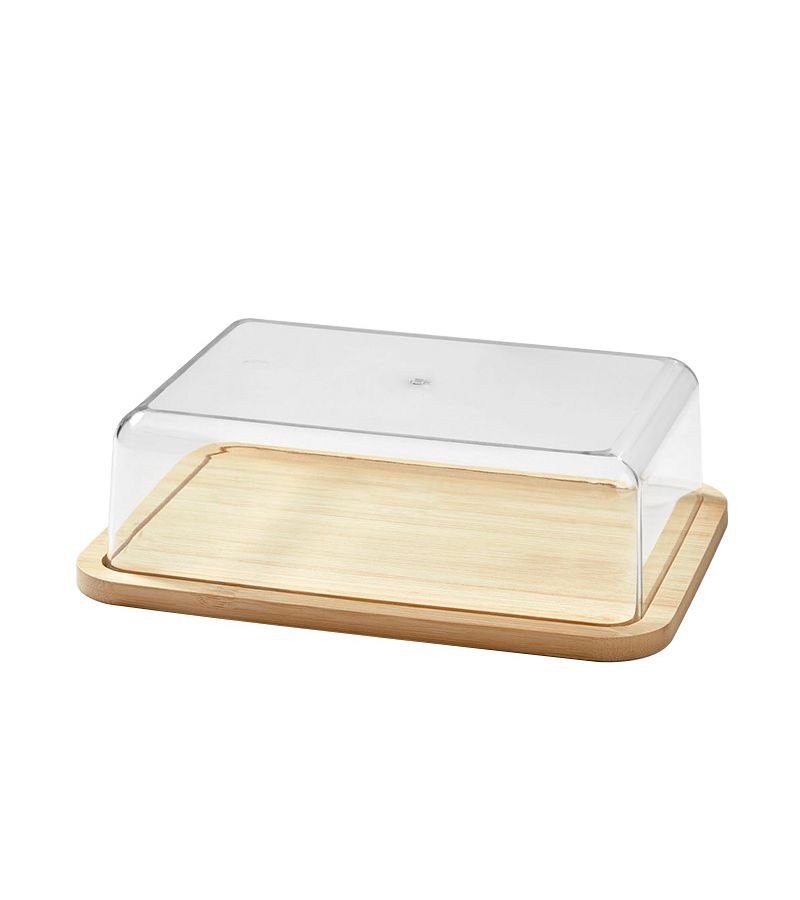Rectangular Cheese Butter Dish Box With Lid For Fresh Keeping Cake Desserts Bread Snacks Small - Image 3