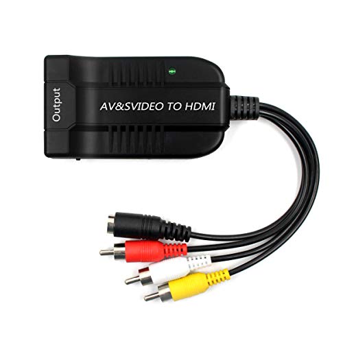 HDSUNWSTD Male AV to HDMI Converter, Supports PAL, NTSC, 1080p/720p Output - Image 1