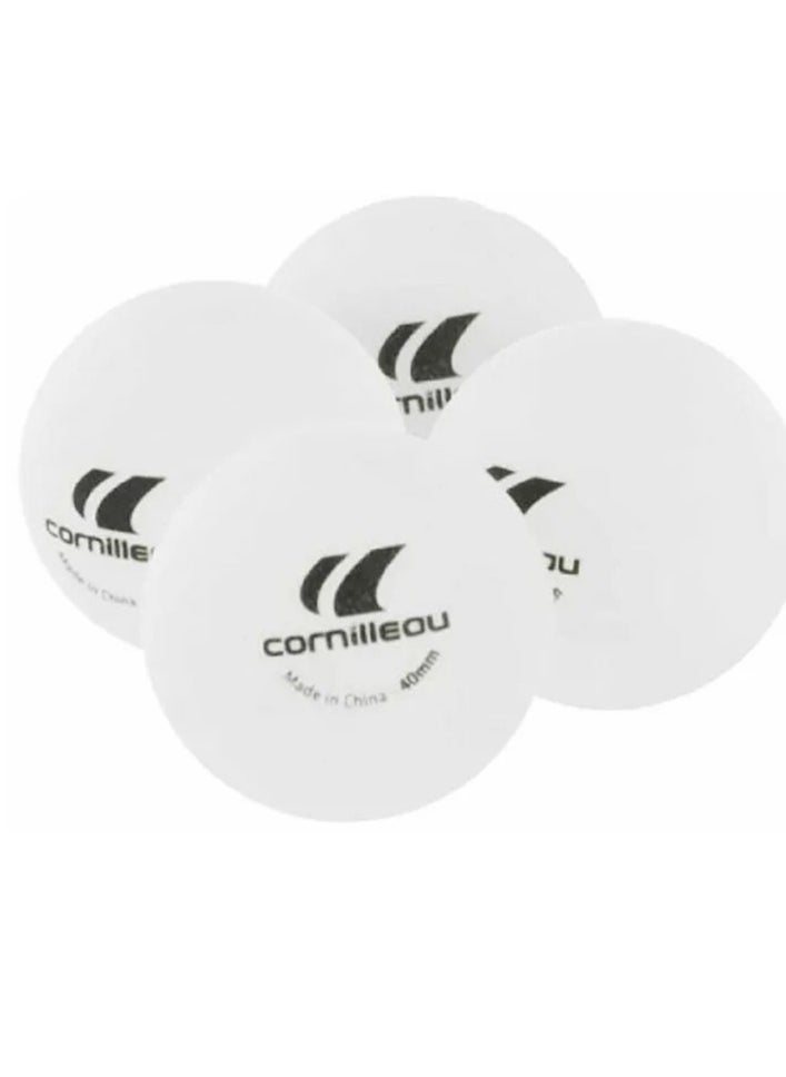 CORNILLEAU - Sport Pack Quattro – 4 Lightweight Table Tennis Bats With Comfortable Grip + 4 Durable Balls, Ergonomic Design, Ideal For Beginners, Family Fun & Casual Play - Image 1