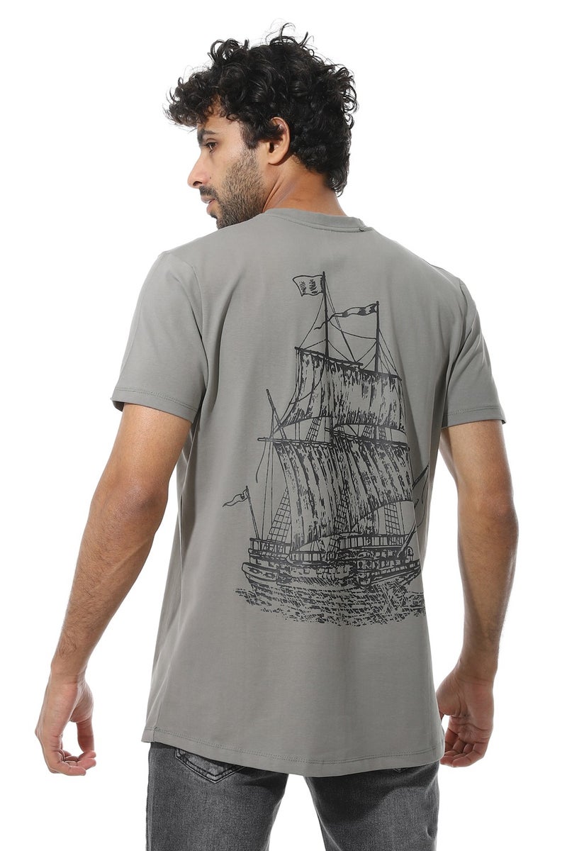 Ship Printed T Shirt - Image 1