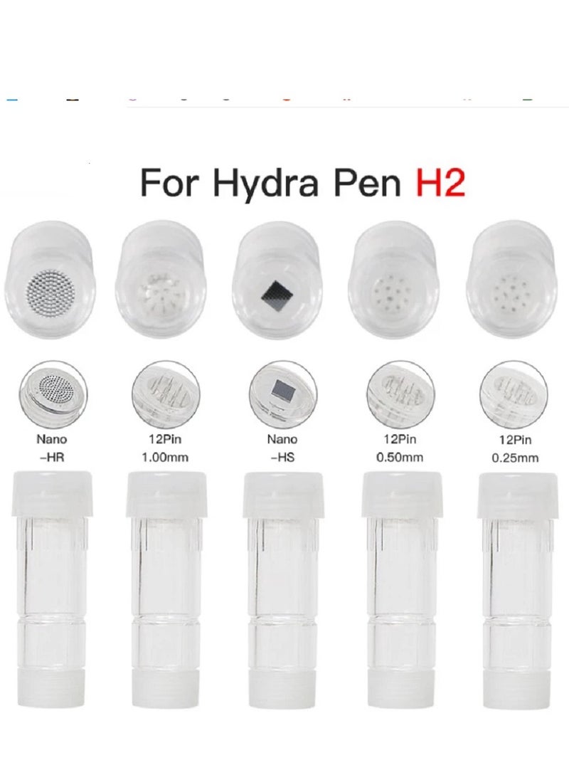 hydra - 10Pcs H12pins/0.25mm/0.5mm/1.0mm/Nano-HS/Nano-HR Needle Replacement Cartridges for Hydra Pen H2/Microcrystalline Hydrometer - Image 1