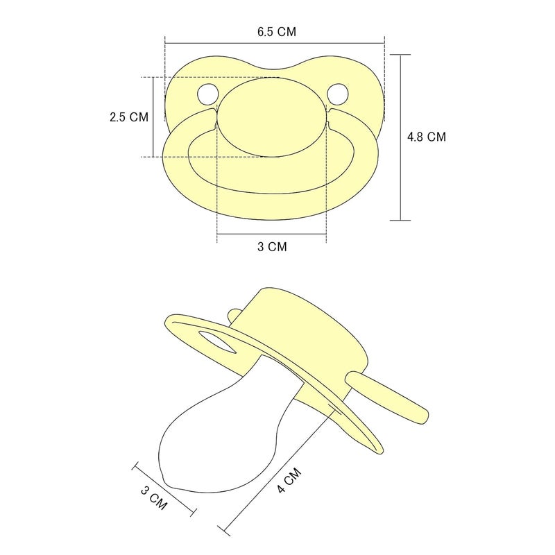 LittleForBig Pacifier BigShield Gen1 Yellow - Image 2