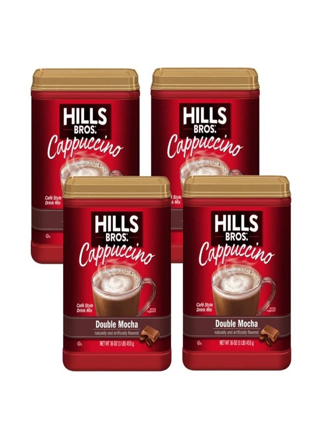 Hills Bros. Flavor Coffee (Double Mocha, 16 Ounce (Pack of 4) - Image 1