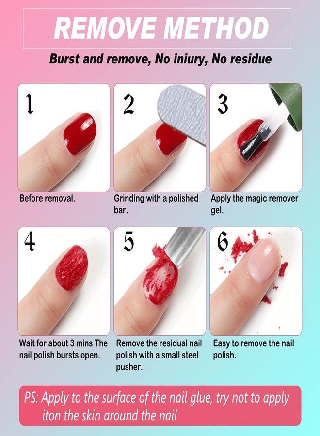 KRENI Magic Nail Gel Polish Remover 15ml | Peel Off in 2-5 Mins | No Foil, Soaking, or Wrapping Needed | Professional, Zero Damage Formula - Image 5