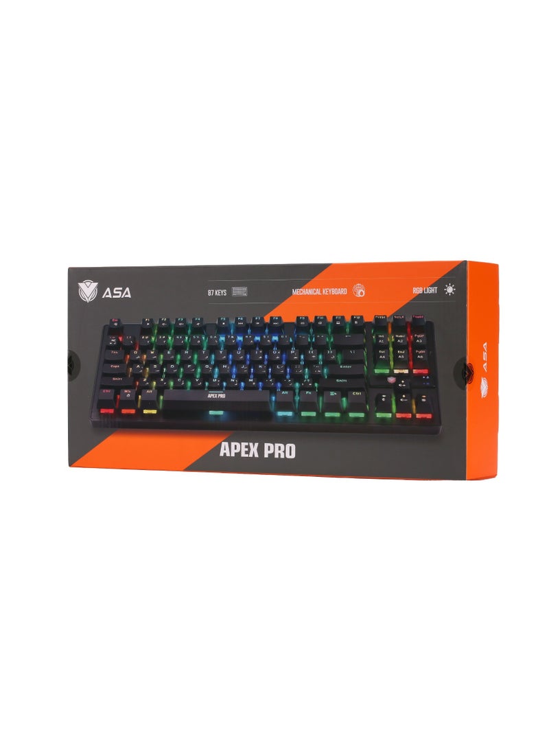ASA - APEX PRO RGB Mechanical Gaming Keyboard With 87 KEYS - Image 1