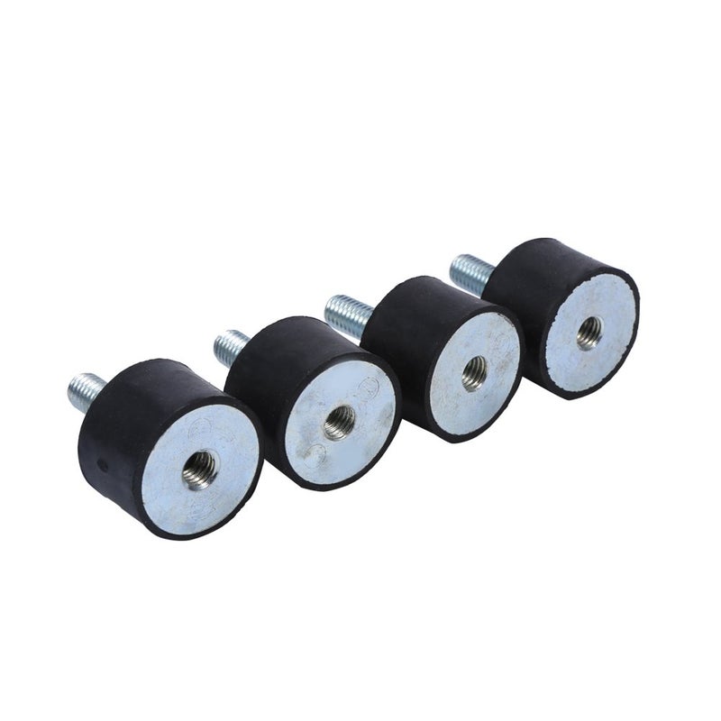 Keenso 4 Pcs M8 M6 Anti-Vibration Isolator Rubber Vibration Isolation Mounts shock absorber Silentblock Car Boat Bobbins(VD30*20 M8*23) - Image 1