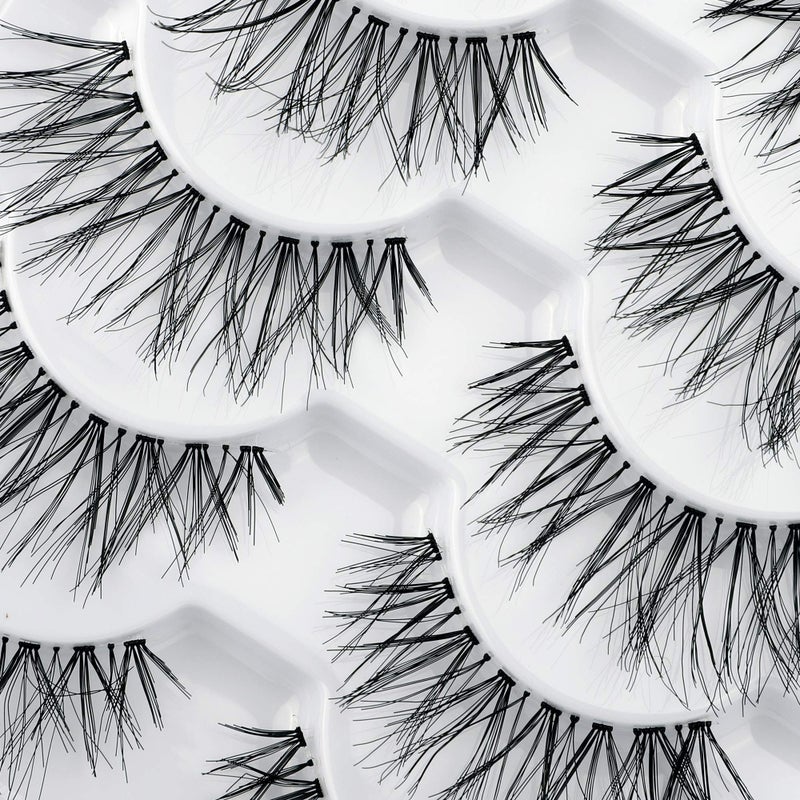 JIMIRE False Eyelashes Multipack False Eyelashes Glam 614 False Lashes - Image 5