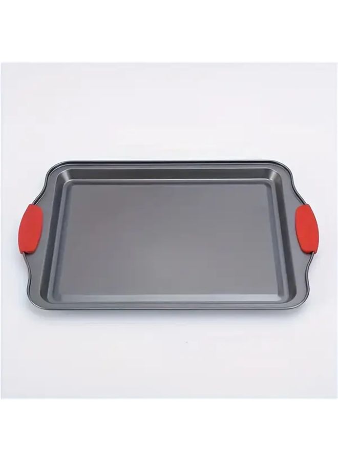 Baking Tray With Silicone Handles For Bread Cakes And Cookies Heat Resistant Durable Non Electric Size S - Image 5