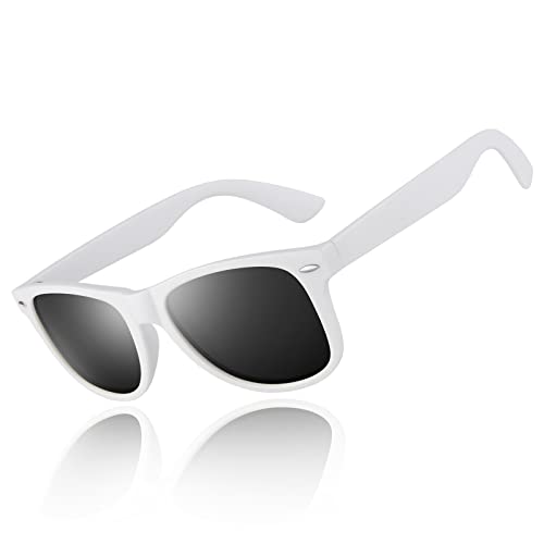 LINVO Polarized Sunglasses for Men Women Driving Sun glasses Shades 80's Retro Style Design Square - Image 1
