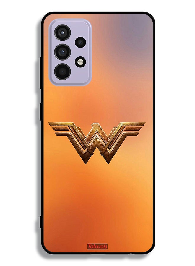Tolwak Samsung Galaxy A52 5G Protective Case Cover Wonder Women Logo - Image 1