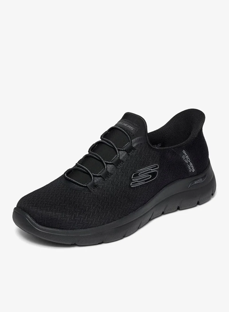 SKECHERS BLACK Men Arch Fit Summits Slip-On Sports Shoes for Men | Best Price UAE