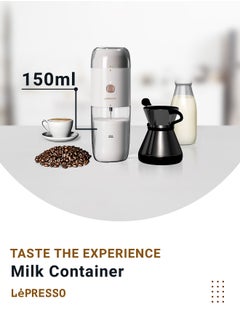 2 in 1 Portable Milk Frother and Coffee Grinder 150mL 45W - White - pzsku/ZD57A7FDBBC0BF07164A7Z/45/_/1719397284/3a954fd5-6703-42df-b1d6-dd6350bd38b6