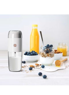 2 in 1 Portable Milk Frother and Coffee Grinder 150mL 45W - White - pzsku/ZD57A7FDBBC0BF07164A7Z/45/_/1719397296/72174425-2968-491d-b528-5fe6e2740c95