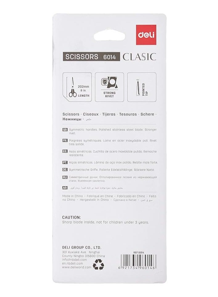 Deli 6013 Scissors 178mm 7 inches Assorted Colors - Image 2