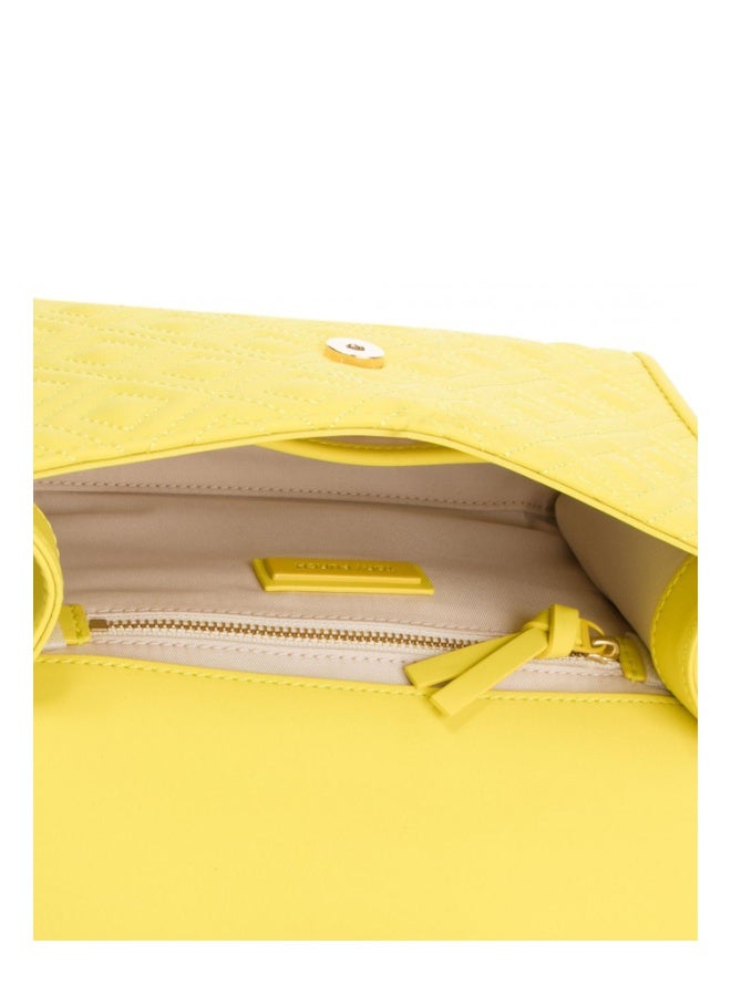 Tory Burch Fleming Small Mate Convertible Yellow Orchid - Image 5
