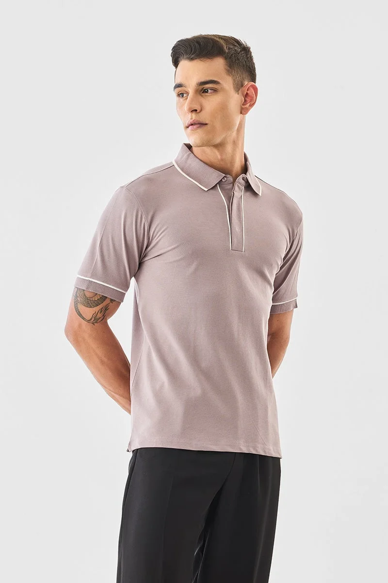 SNITCH Regular Fit Stretch Polo T-Shirt