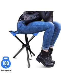 FYCAN FYCAN Portable Portable Stool for Travelling Foldable Outdoor Sitting Chair Tripod 3 Leg Chair for Camping Picnic Hiking Lightweight Folding Tripod Camping 1  - Image 5