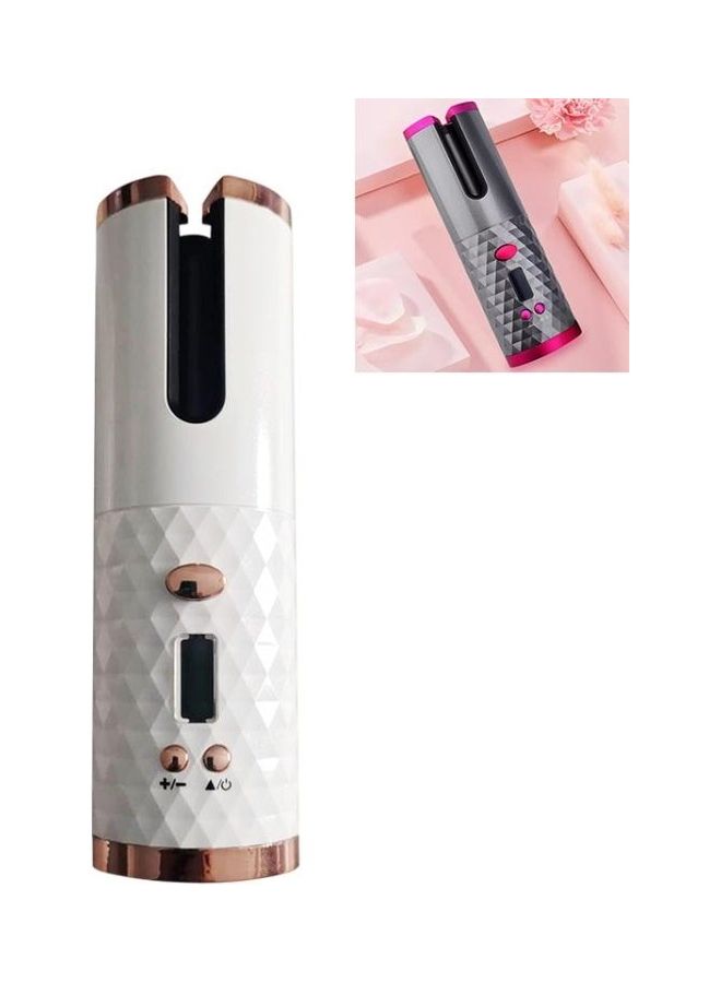 NIBEMINENT USB Charging Automatic Hair Curler White - Image 2