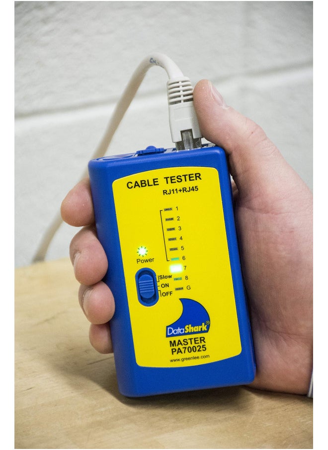 TEMPO DataShark PA70025 Network Cable Tester | Cable Mapper, Check Continuity | LAN (RJ45) & Telephone (RJ11 RJ12 RJ14) | Test Patch Cords or Installed Cable Runs  - Image 4