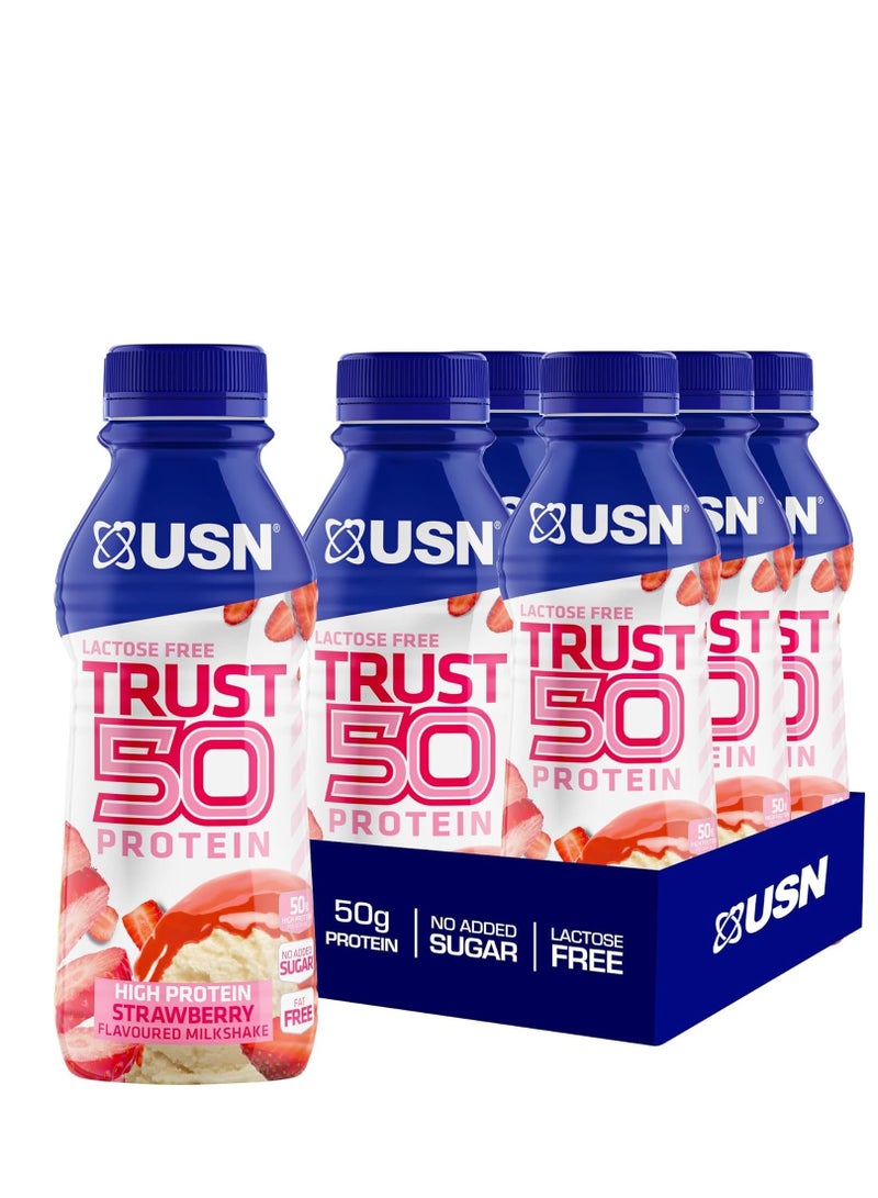 USN Trust Protein Fuel 50 Strawberry 6 Packs - Image 2