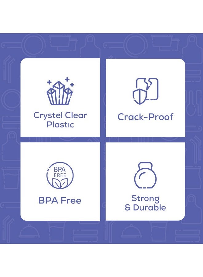 Comfy Package [32 oz. - 50 Count] Clear Plastic Salad Bowls with Lids, Disposable Salad Containers for Lunch - Perfect for Takeout, Salads, and Meal Prep - Image 4