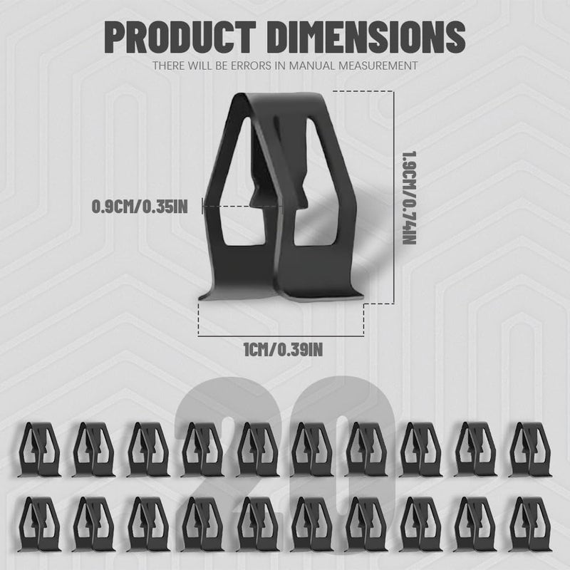 WINUERK 20Pcs Dashboard Trim Clips - Image 2