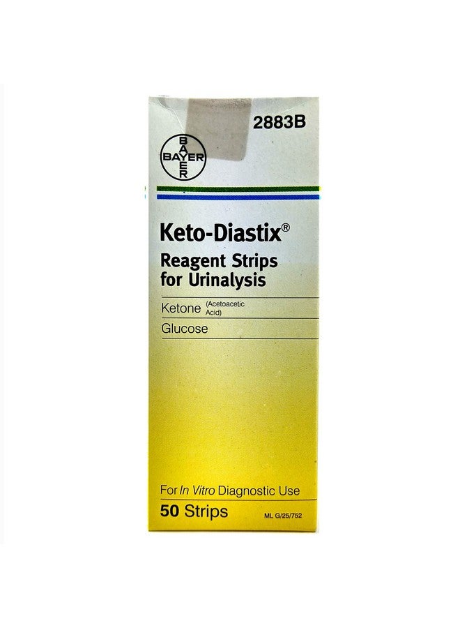 BAYER شرائط كيتو-ديستكس من لوبيكس باير للاختبار البولي، 50 كل منها (عبوة من 4) - Image 2