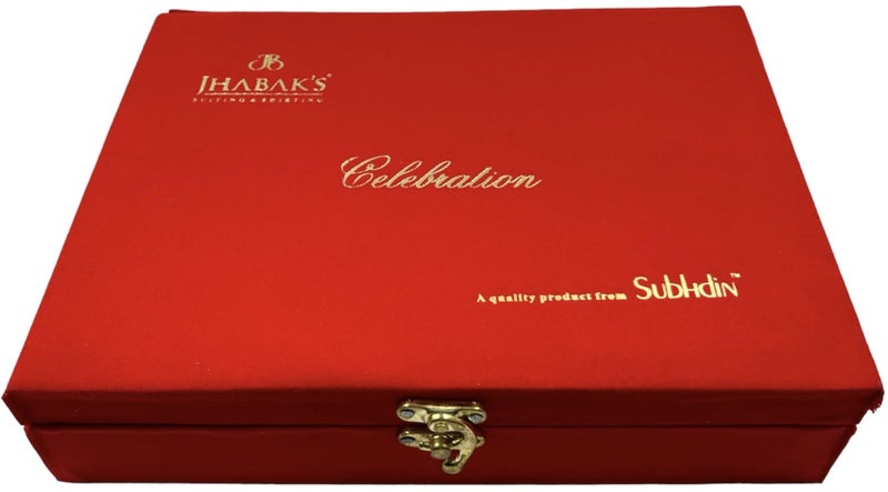 JHABAK'S Unstitched Premium Strip Cotton Blend Shirt & Trouser Fabric - 2.35 m Shirt Cloth - 1.30 m Pant Piece - Image 3