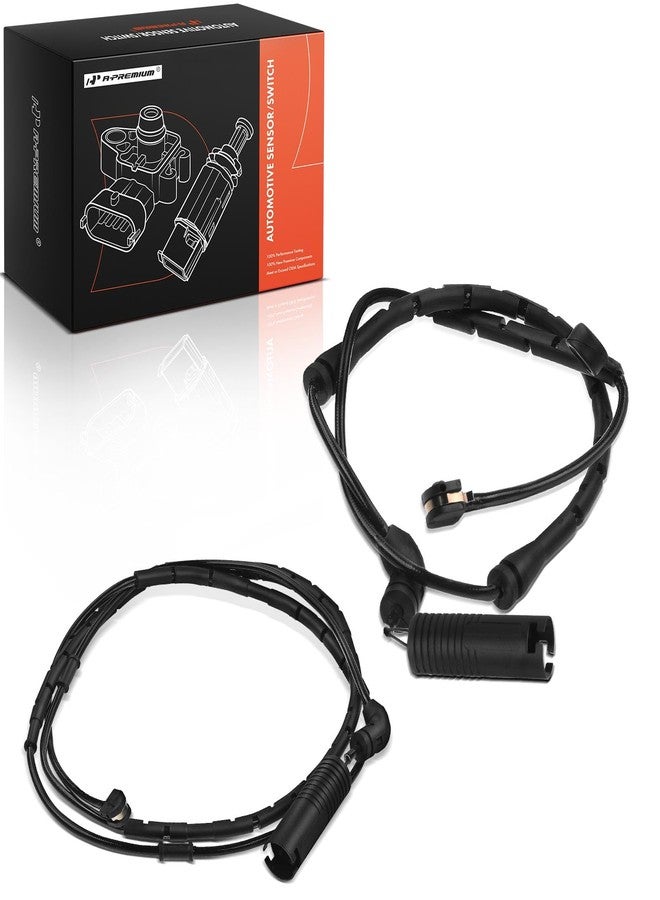 A-Premium Disc Brake Pad Wear Sensors Compatible with BMW 318ti 323Ci 323i 323is 325Ci 325i 325xi 328Ci 328i 328is 330Ci 330xi Front and Rear 2-PC Set - Image 1