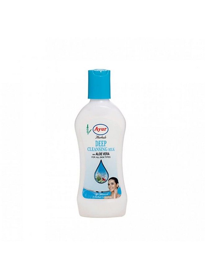 Ayur Herbal Deep Pore Cleaning Milk With Aloe Vera Suitable For All Skin Types - Image 1