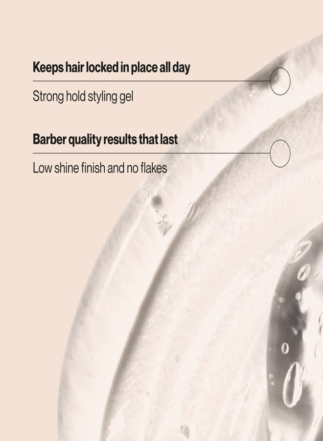 Suave Barber Essentials Styling Gel for Men, Strong Hold and Low Shine, No Flakes, Barber-Quality Results, 9 oz - Image 3