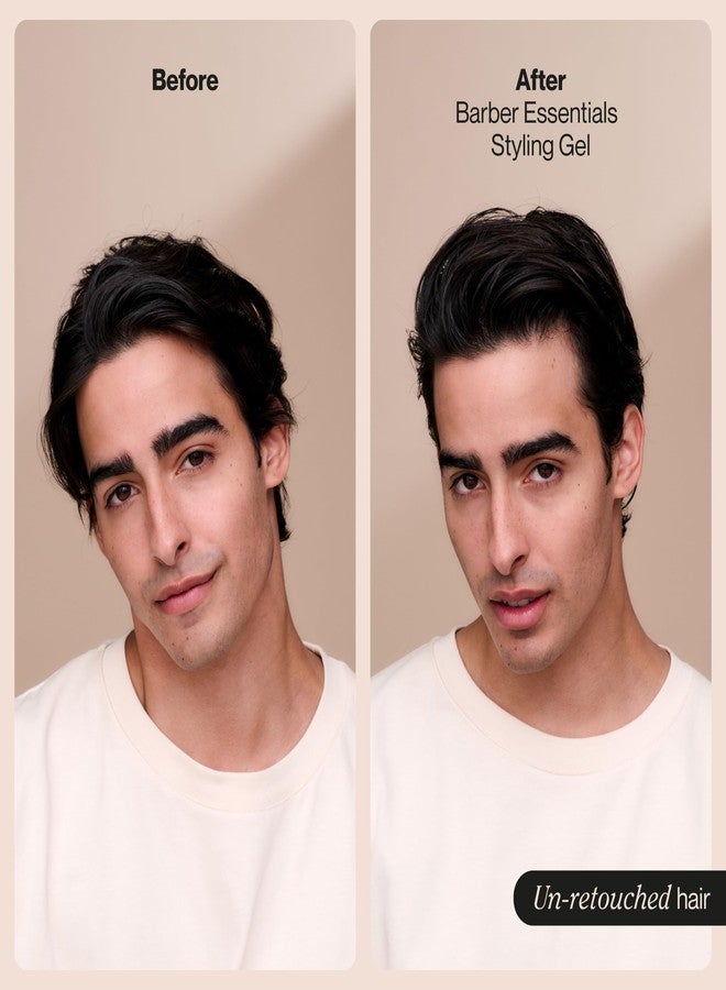 Suave Barber Essentials Styling Gel for Men, Strong Hold and Low Shine, No Flakes, Barber-Quality Results, 9 oz - Image 4