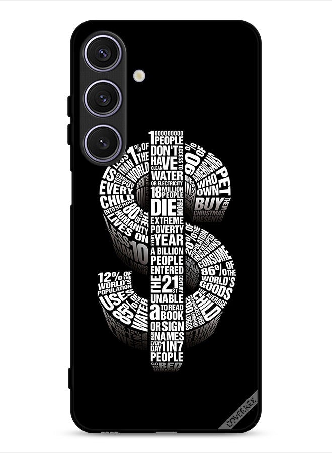 Covernex Samsung Galaxy A26 Protective Case Cover Calligraphy Dollar - Image 1