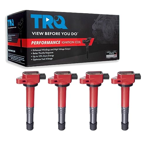 TRQ Ignition Coil Set Compatible with 20132015 Acura ILX 20082012 Honda Accord 20122015 Civic 20102014 CRV Crosstour