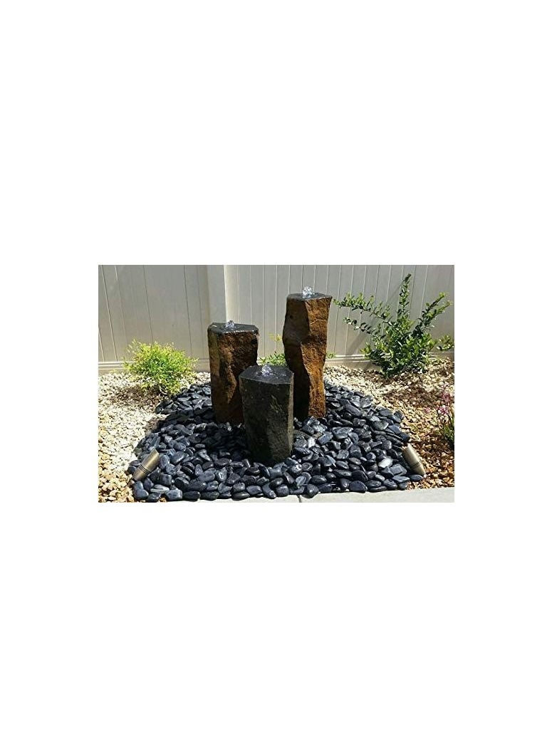 Lamac Crafts Lamac Crafts Polished Pebbles (Black, Large, 5kg)  - Image 2