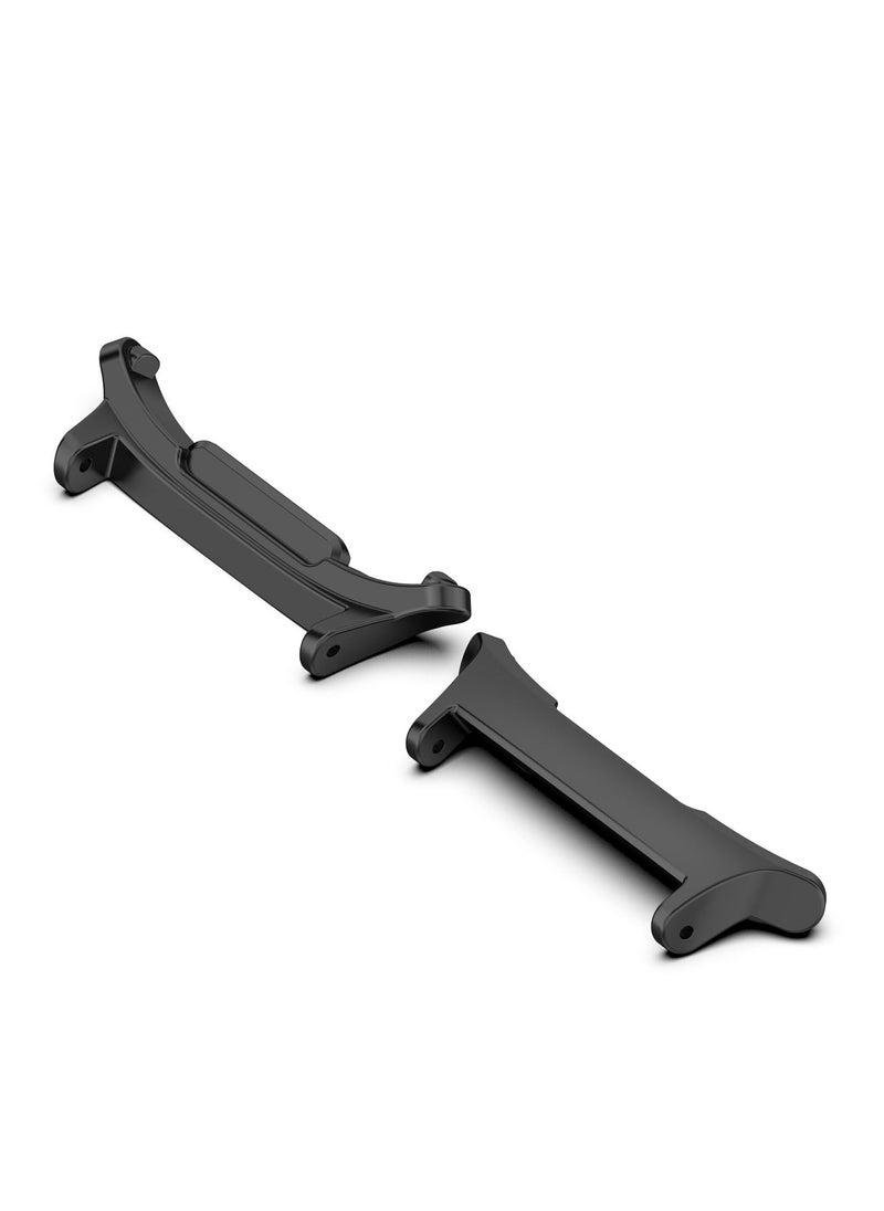 Generic - 1pair Connectors for Samsung Galaxy Watch Ultra 47mm Connector 22mm Watch Band Metal Stainless Steel Connection Adapter for Galaxy Watch Ultra Band Accessories (Black) - Image 1