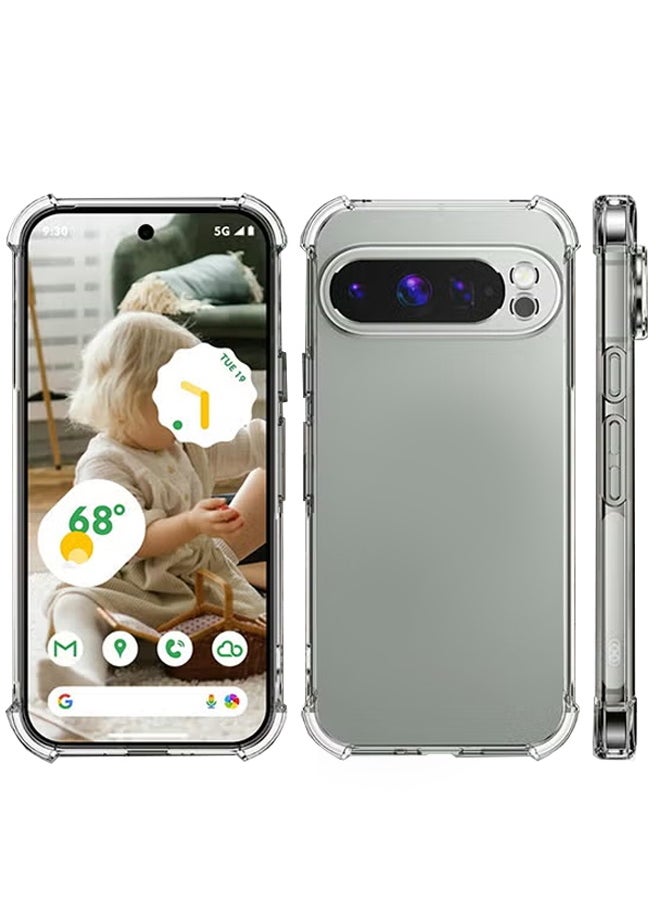 CATANES (for Google Pixel 9 Pro XL) 3 Packs TPU Case and 2 Screen Protectors Shockproof Soft TPU Bumper and Hard PC Back Case Anti-Scratch,Drop Protection,Slim Fit Gorilla Case Cover  - Image 4