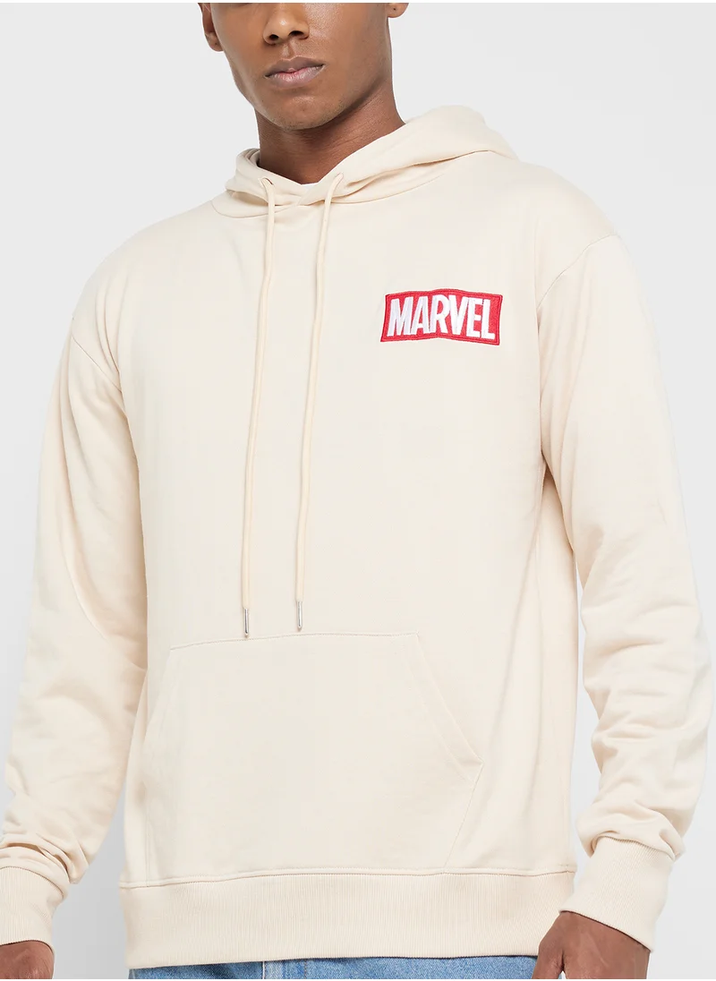 مارفل Marvel Men'S Oversized Pullover Hoodie