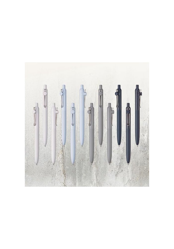 يوني بول Uni-ball Zento Liquid Ink Rollerball Pens - Blue - Image 5