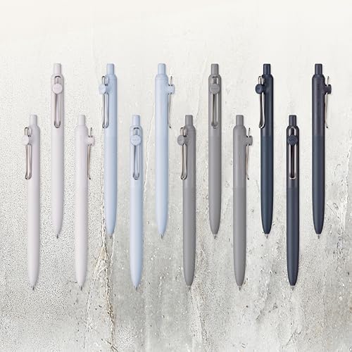 Uniball Uni-ball Zento Liquid Ink Rollerball Pens - Blue Pack of 12 - Image 5