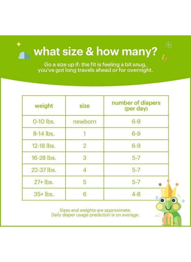 Babyganics Babyganics Diapers, Size 1, 34 Ct, Ultra Absorbent Diapers, 2 Packs  - Image 2