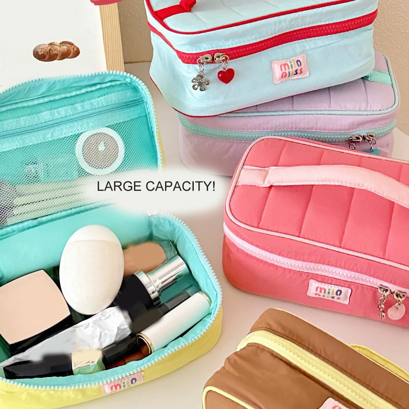 Large Capacity Multifunctional Travel Cosmetic Organizer With Multiple Compartments Color A - Image 5