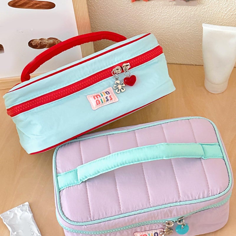 Large Capacity Multifunctional Travel Cosmetic Organizer With Multiple Compartments Color A - Image 4