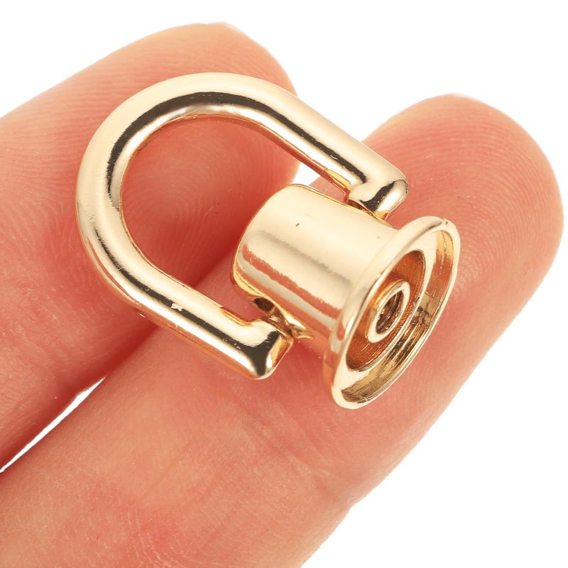 Nail Rivet Screw Head Buttons D Ring Bag Hardware 40 Sets Metal Purse Fasteners 3x5x7mm Screws Leathercraft Bag Repair DIY Craft - Image 5